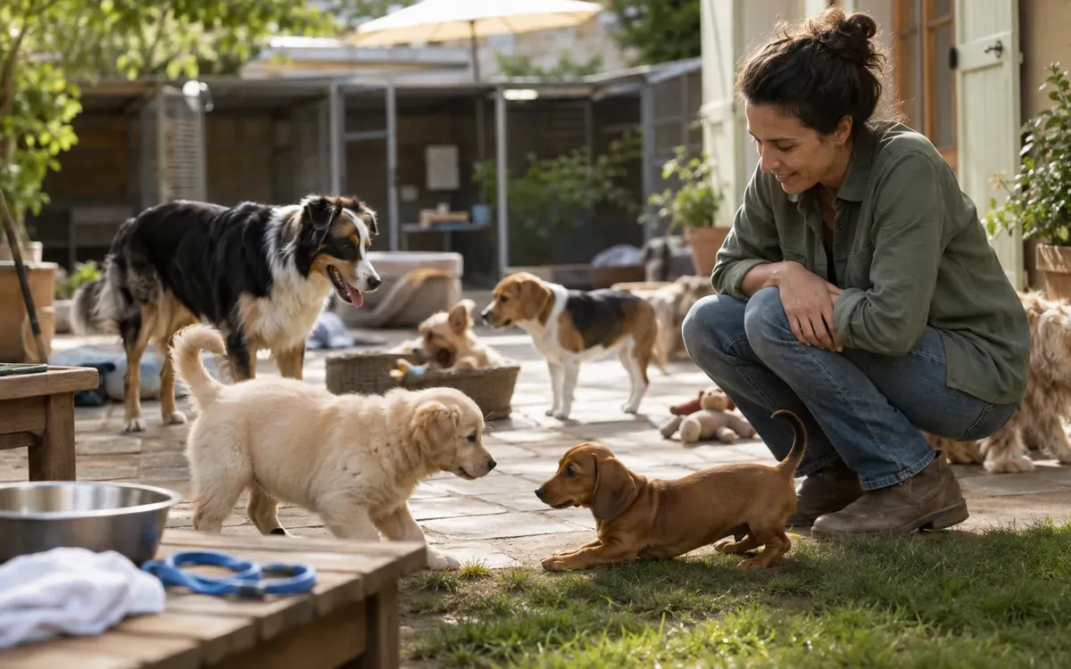 Illustration du guide : Reconnaître un bon élevage canin : ce qui se vérifie sur place
